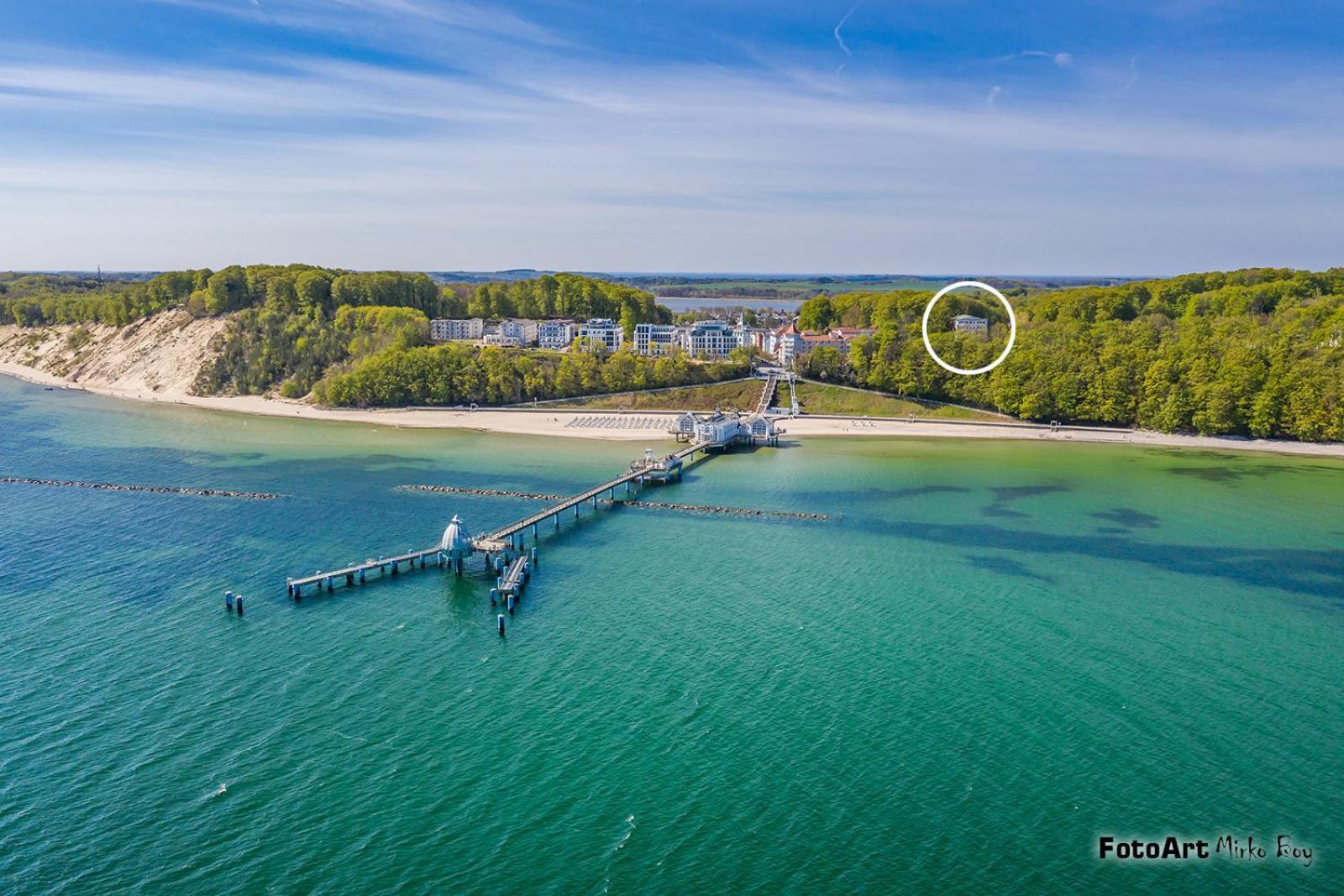 Residenz Seeblick Fewo 18 Mit Balkon Und Ostseeblick Sellin  Bagian luar foto